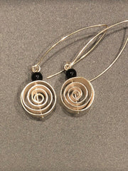 Jewelry Earrings Silver Swirls
