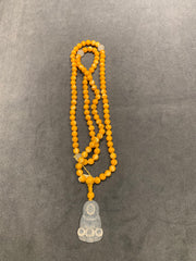 Prayer Beads Yellow Shell Pearls