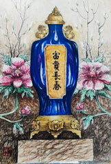 Blue Snuff Bottle