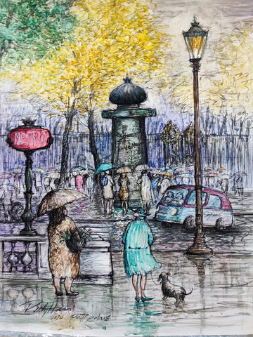 Painting Paris Rick Hon