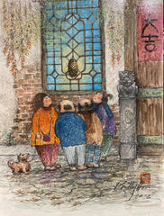 Painting Children Rick Hon