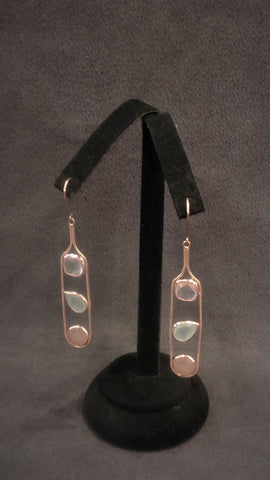 Jewelry Earrings Gold Filled Color Stones