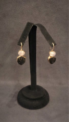 Jewelry Earrings Silver Moonstone Tourmaline
