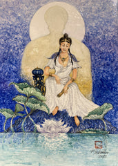 Painting Guan Yin Rick Hon