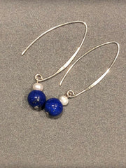 Jewelry Earrings Lapis Pearls
