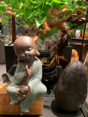 Figurine Ceramic Monk