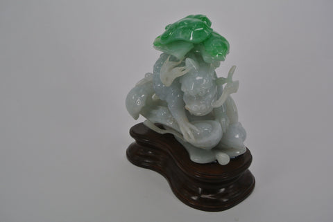 Jade Carved Toad