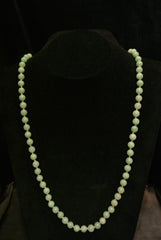 Jade Necklace Apple Green Beads