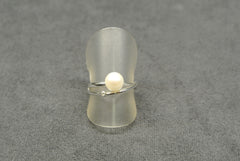 Jewelry Fresh Water Pearl Diamond Gold Ring