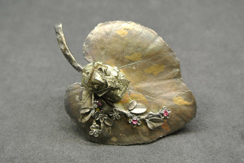 Jewelry Silver Leaf Brooch