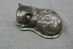 Metal Slumbering Cat