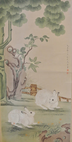 Painting Water Color Rabbits