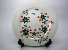 Porcelain Plate Doucai Butterflies & Flowers