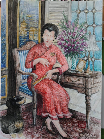 Painting Lady Rick Hon