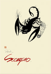 Zodiac Poster Scorpio (Oct 23-Nov 21) - The Conservers