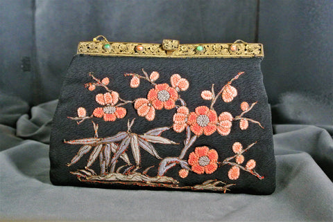 Handbag Vintage Embroidered Purse