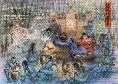 Painting Zhong Kui Taoist Deity Rick Hon